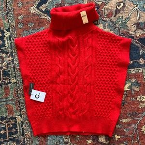 Anthropologie cowl neck vest